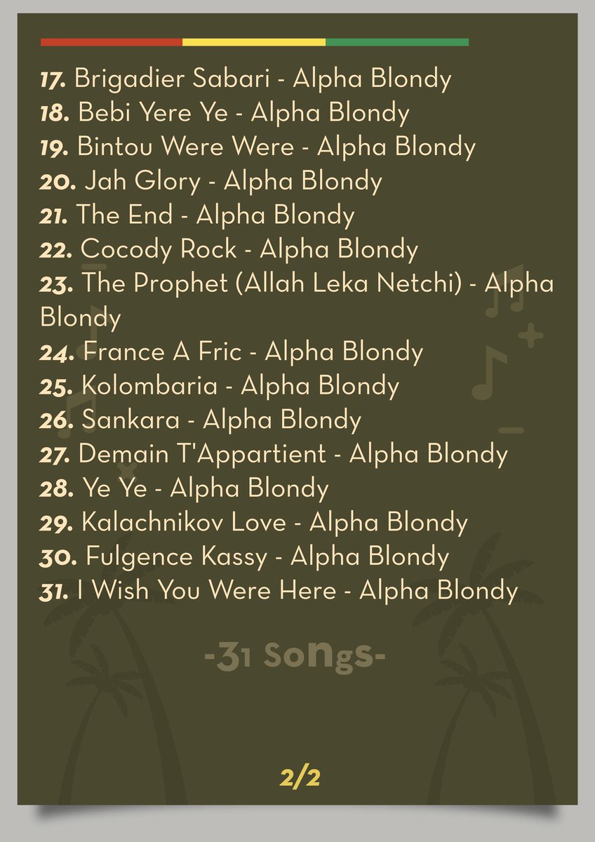 blazey_blaze's tweet image. Blessed earthstrong to one of Africa’s greatest musicians, Alpha Blondy. A career that spans over 4 decades. Loved both on the motherland and away. 

If you are looking for something to listen to, may frames 2 and 3 guide you. When you get to Ikafo, pay attention to the bassline.