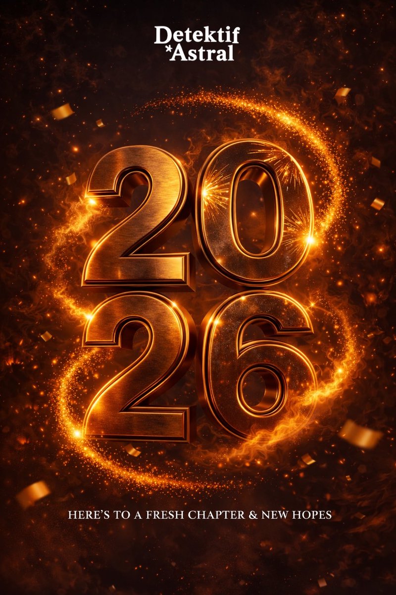 HAPPY NEW YEAR 2026, D’CLIENTS✨

Terima kasih untuk seluruh D’Clients yang telah setia mendukung Detektif Astral hingga hari ini.
Dukungan dan kepercayaan kalian menjadi bagian penting dalam setiap perjalanan Detektif Astral 🙏🏻