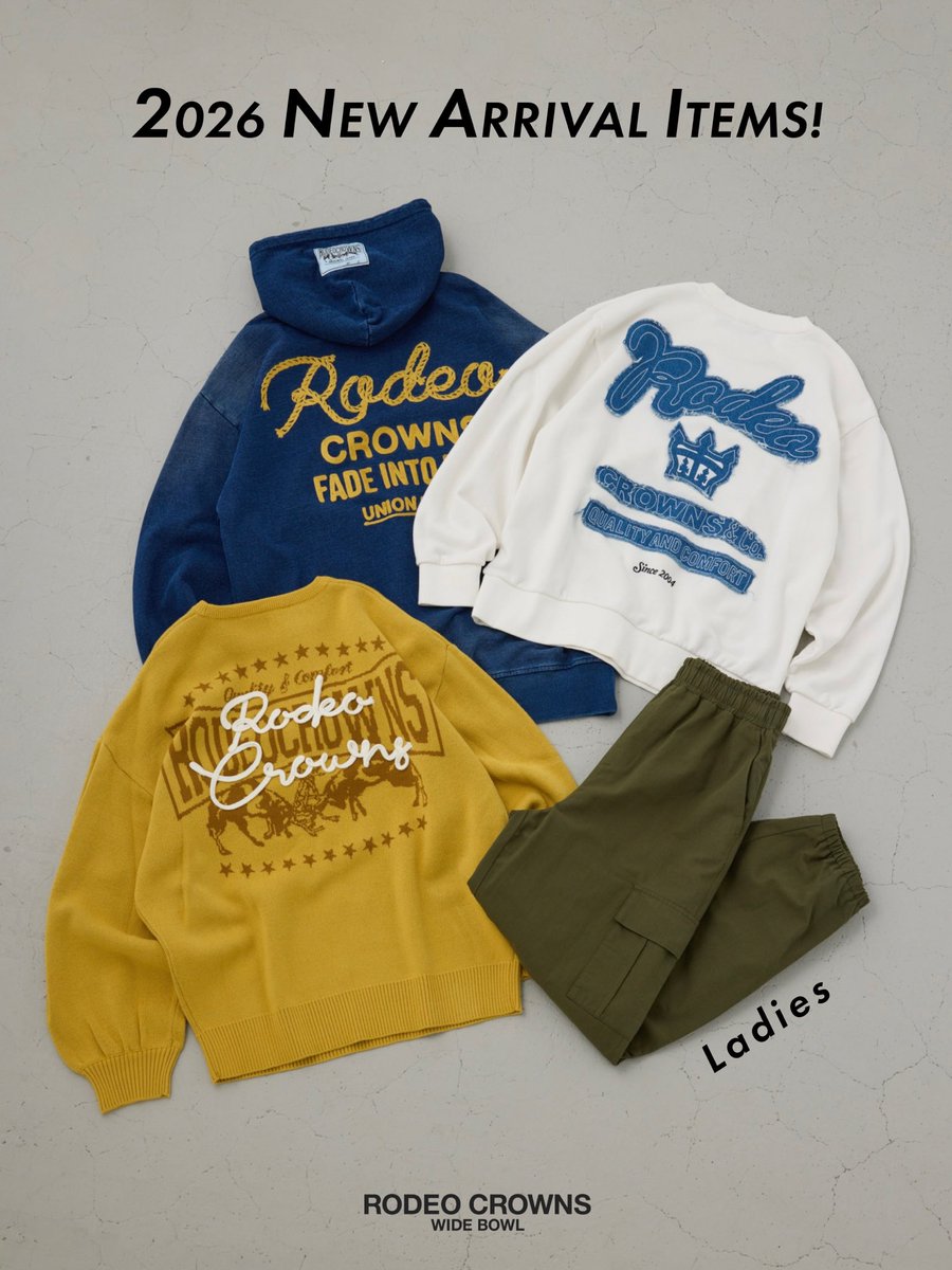 2026 New Arrival Items！新年最初の新作は人気のロゴデザイン🔥期間