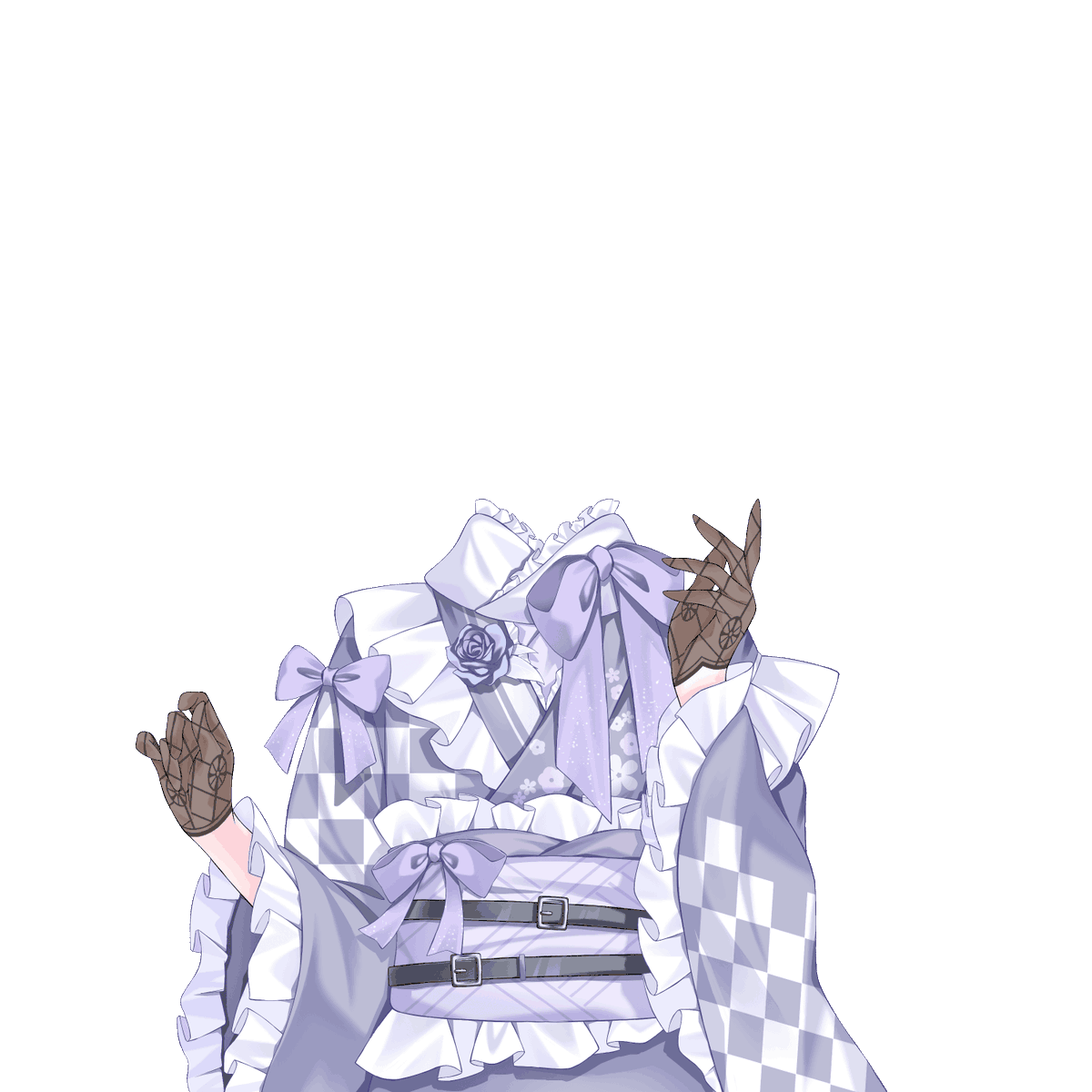 itami_riya's tweet image. 【フリーVTuber素材】
着物ゴシックVTuber衣装

使用条件なし
加工・加筆OK！

新年にゴシックな着物はいかがでしょうか。ぜひ配信等で使ってみて下さい！
お使いの際はリポスト等していただけると嬉しいです！
　＃Vtuber素材　#VTuberAssets