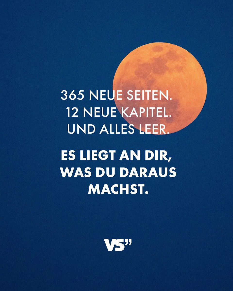 Ich werde dieses Buch mit ganz vielen schönen Erlebnissen und schönen Erinnerungen füllen. 

2026 wird für mich ein wichtiges Jahr der Neuausrichtung
