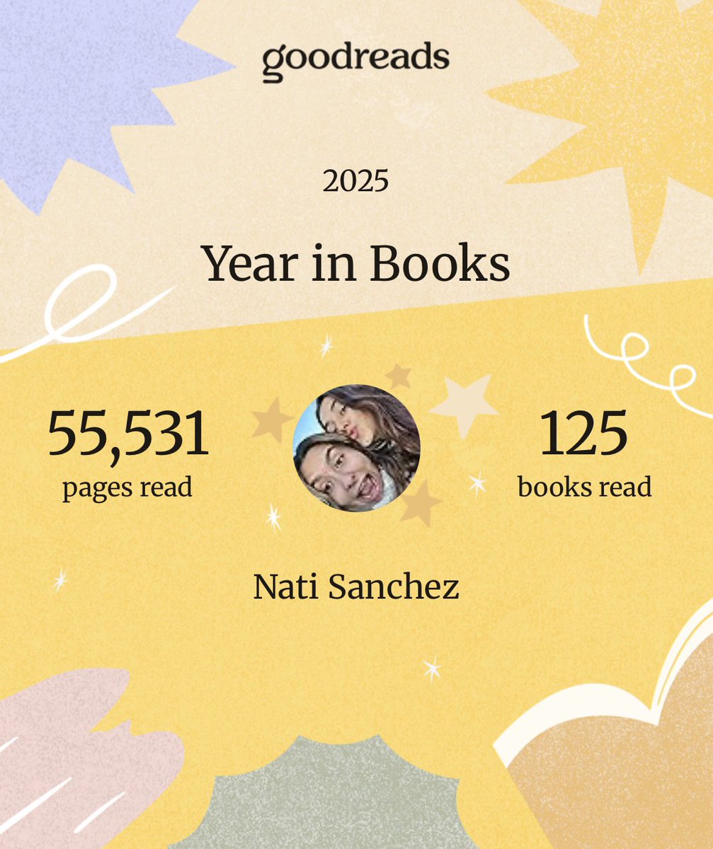 natisaanchezz's tweet photo. 2025 book wrapped🌸 https://t.co/4HeC1oTeIS
