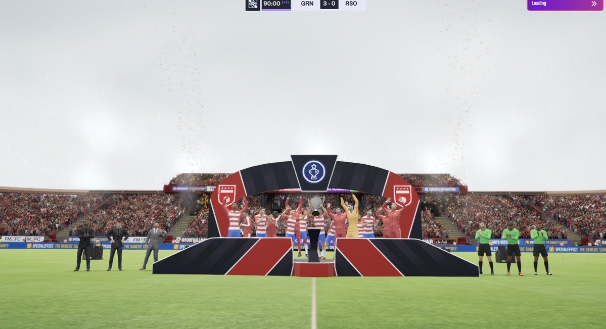 Without doubt the most difficult season I’ve ever had on <a href="/FootballManager/">Football Manager</a> winning La Liga with <a href="/GranadaCF/">Granada CF ❤️⚪️</a> on 106 points &amp; a champions league semi final 

Zero room for error all season long 

But, in the south of Spain, it NEVER rains as much as in this game!! 

🤦‍♂️🤣
#FM26
