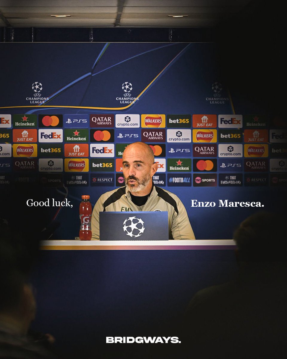 Good luck my Gaffer, Enzo Maresca. 😣🇮🇹