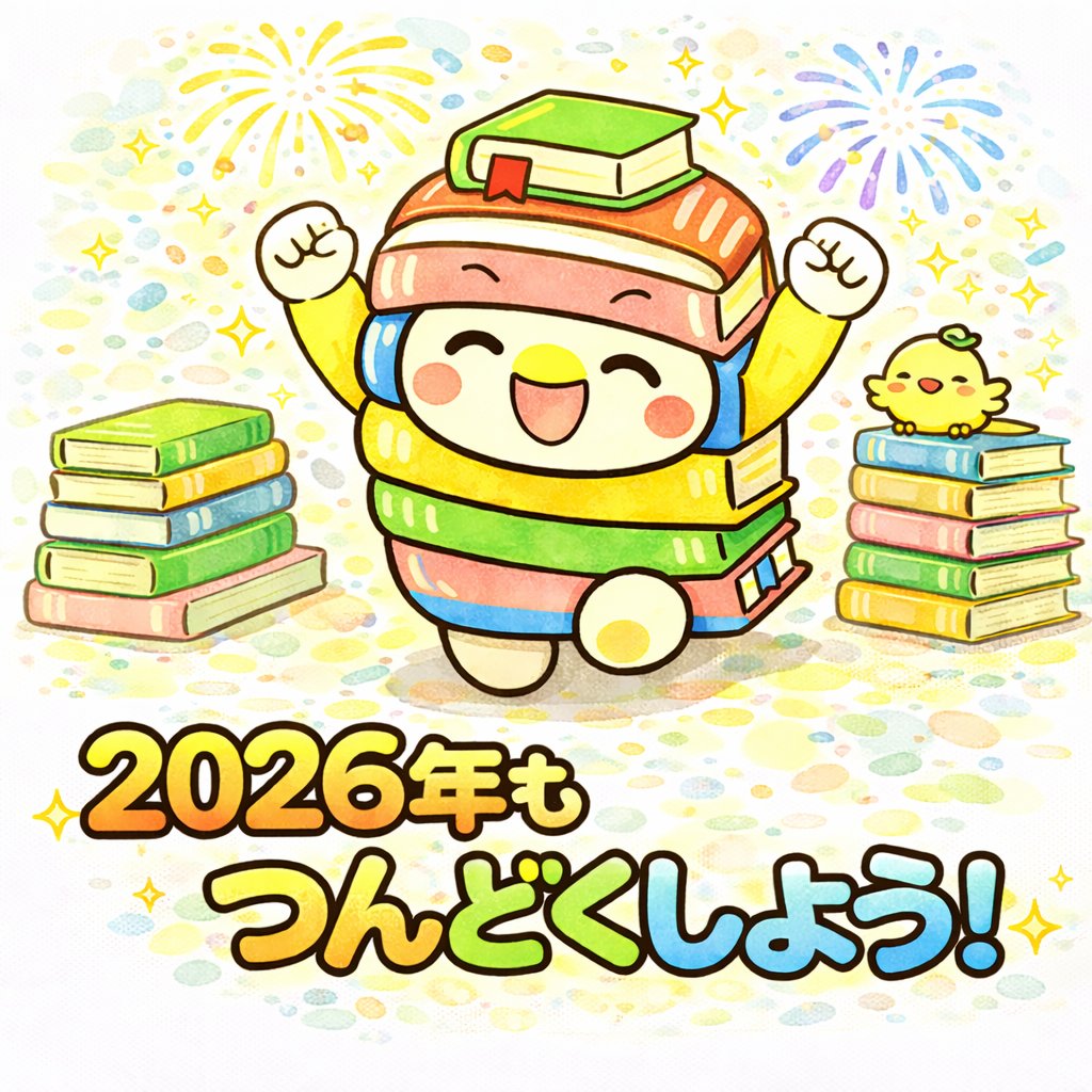 太田さん、ステキなメッセージありがとうございます📚
2026年もつんどくしよう！
#つんどくん