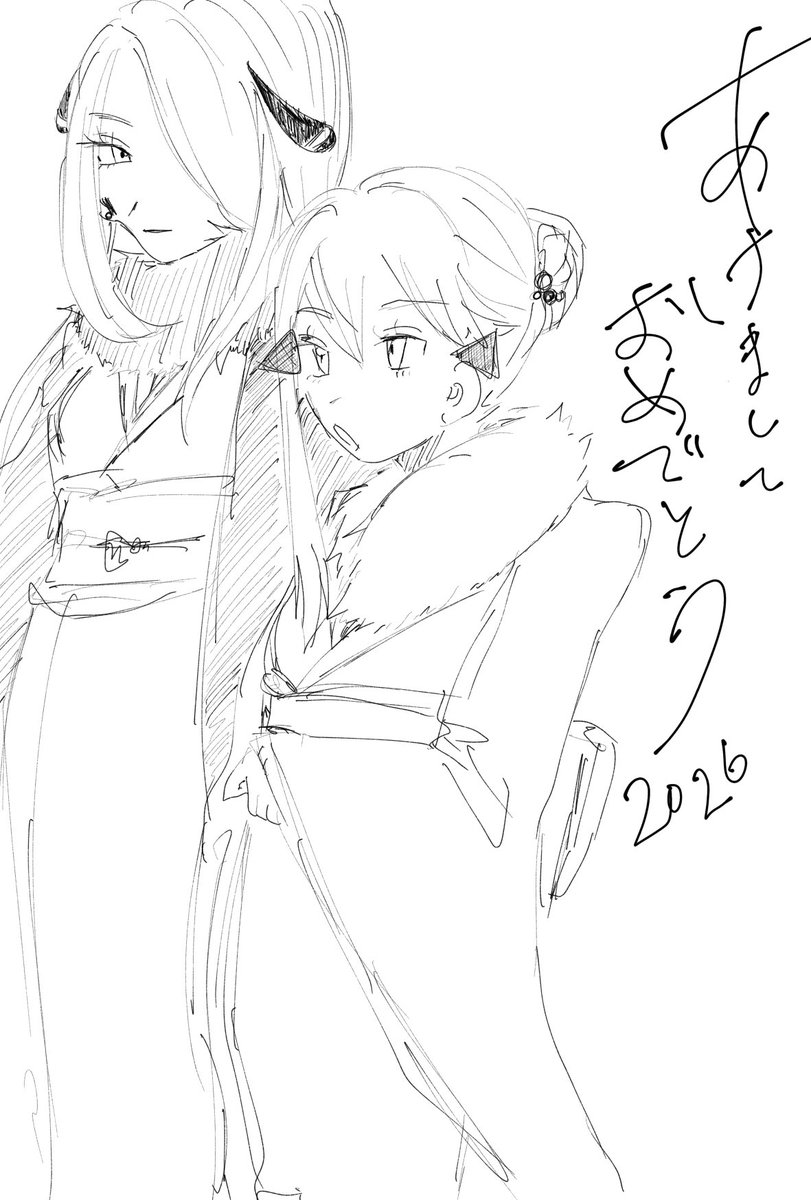 moneko_23's tweet photo. シロナとわたし　らくがきお目汚し https://t.co/qXMtGCgol9