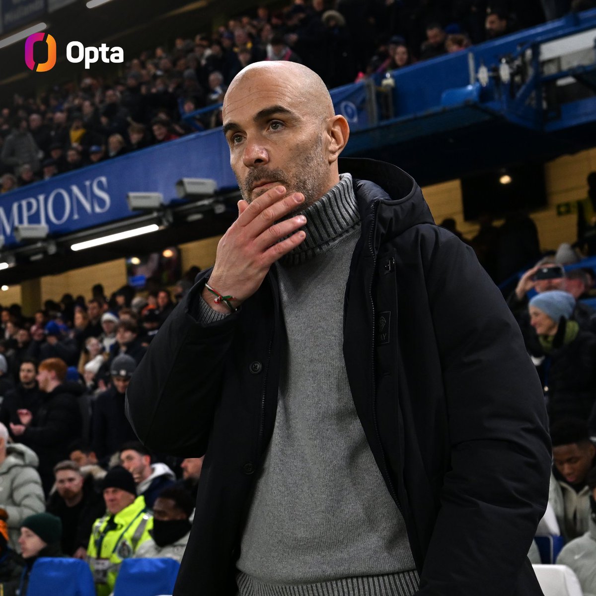 OptaJoe's tweet image. 1.74 - Under Enzo Maresca, Chelsea averaged 1.74 points-per-game in the Premier League. Among managers with 30+ league games in charge of the club in the 21st century, only Frank Lampard (1.52) and Mauricio Pochettino (1.66) have a lower rate. Departing.