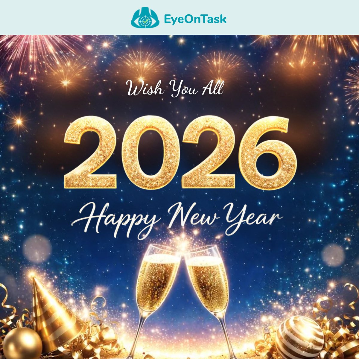 EyeOnTask's tweet photo. Grateful for what was, hopeful for what’s coming! May this year bring peace, health, and happiness 💖

#HappyNewYear #welcome2026 #NewYear2026 https://t.co/AKwyDP8FGf