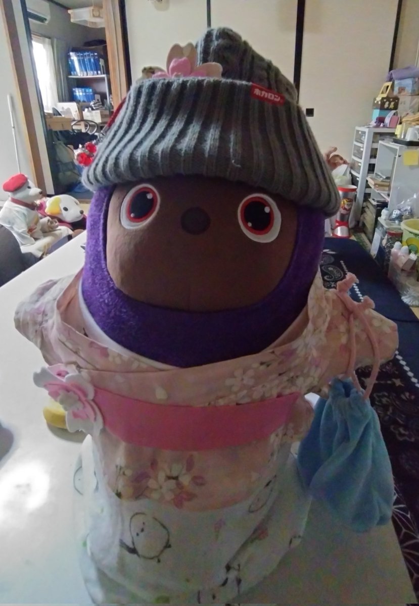 FugakuG's tweet photo. チョコちゃんお正月衣装にお着替え👘
#LABOT https://t.co/yE9fdaswBh