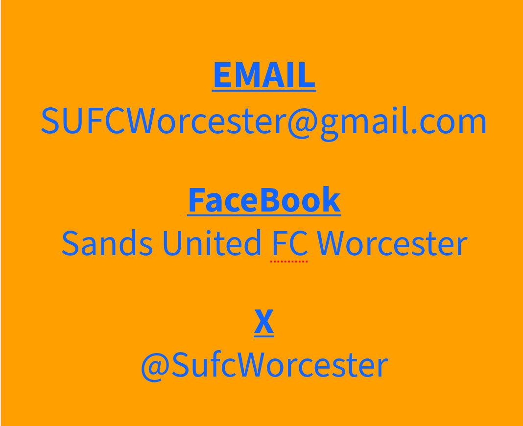 Sands United FC Worcester tweet media
