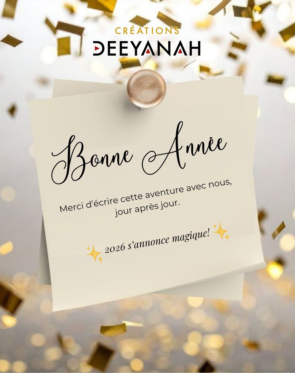 Bonne année !✨
À vous qui choisissez nos créations,
à vous qui croyez au projet,
à vous qui fournissez, soutenez,
et à vous qui donnez chaque jour le meilleur de vous-même dans l’ombre comme dans la lumière.
Merci.
Grâce à vous, cette aventure a une âme.
2026 s’annonce magique✨