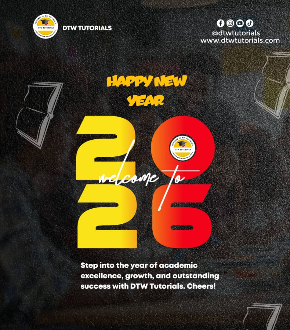 dtwtutorialsng's tweet photo. 🎉✨ *HAPPY NEW YEAR FROM DTW TUTORIALS!* ✨🎉

As we step into this new year, we want to remind you that *greater heights, deeper understanding, and outstanding success* await you.

May this year bring you:
📚 Excellence in your academics
💡 Clarity in purpose and direction https://t.co/CD91azf3jD