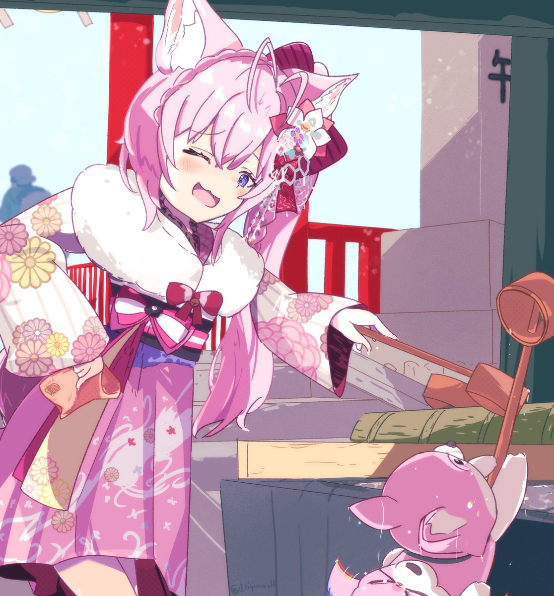 にぎやか🎍
#こよりすけっち