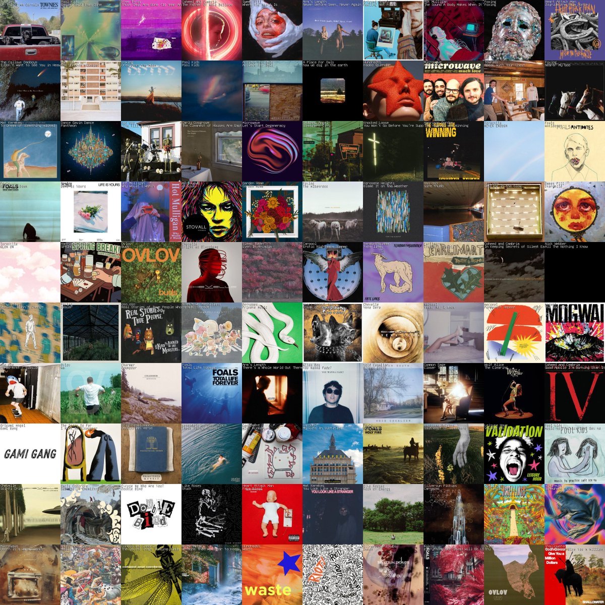Doomscroll's tweet image. And finally my top 100 albums for the year of 2025.

So grateful for all this music and to have been able to see so many of these bands this year. I lost track of how many shows I attended this year but it was probably about 40??

already have 8 lined up thru Spring 2026 🤩🥹