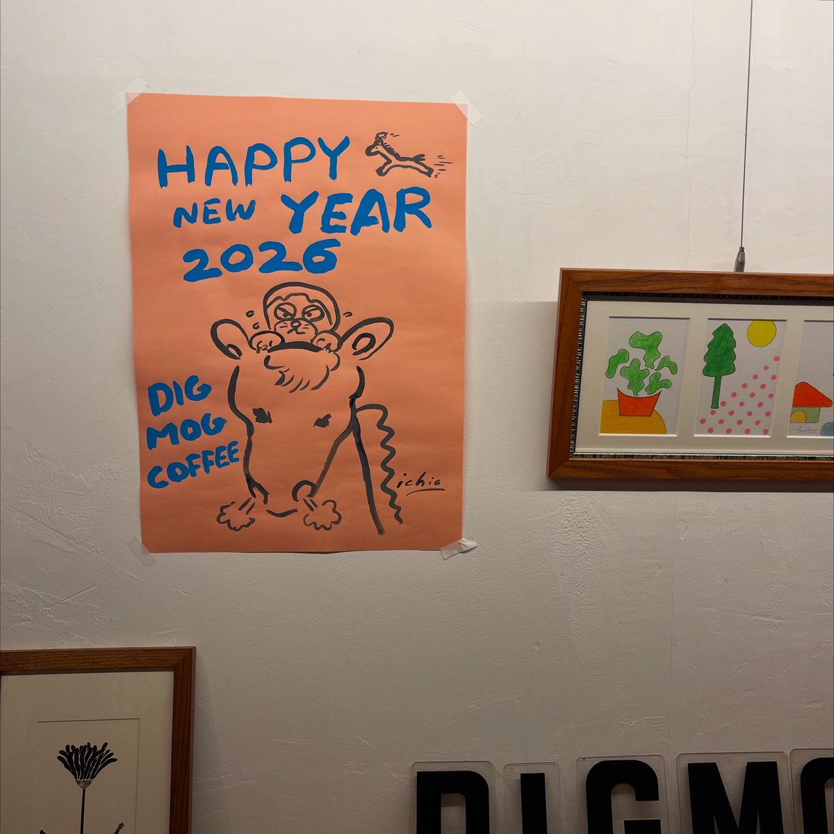 イラスト描き初め
2026年、今年もどうぞよろしくお願いしますーー