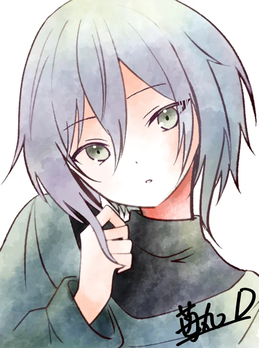 これは8日の誕生日記念のつもりが早く出来上がりすぎてしまった志歩イラスト #prsk_FA