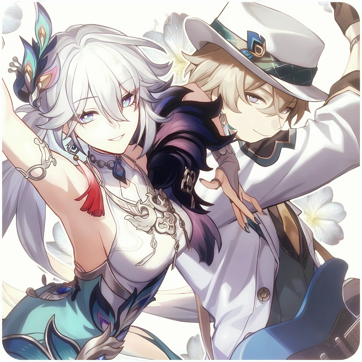 Offictil's tweet image. Peafowl #yaoguang #aventurine #hsr