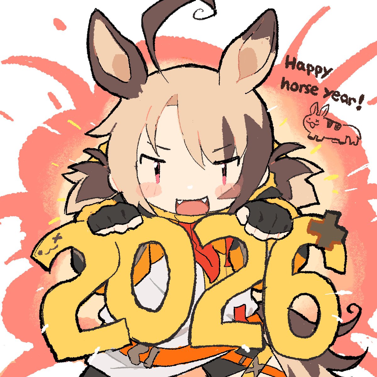 sakanafune's tweet image. #rkggk
happy horse year🐴