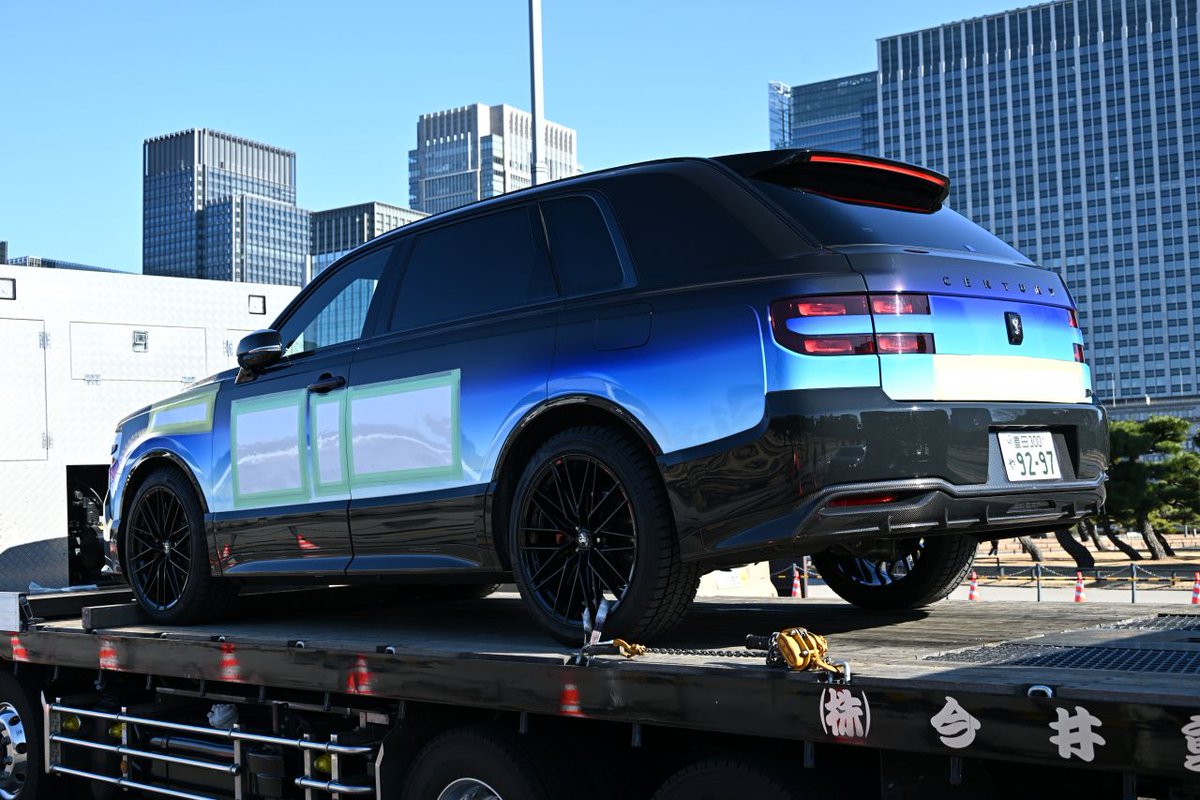 2026年第102回箱根駅伝用と思われるGRセンチュリーFCEV #箱根駅伝