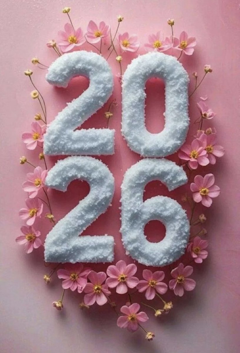 #صباح_الخير_والسعاده 
#عام_جديد_2026 
 طاب يومكم وصباحكم بالخير مع بداية سنة جديدة 🌱