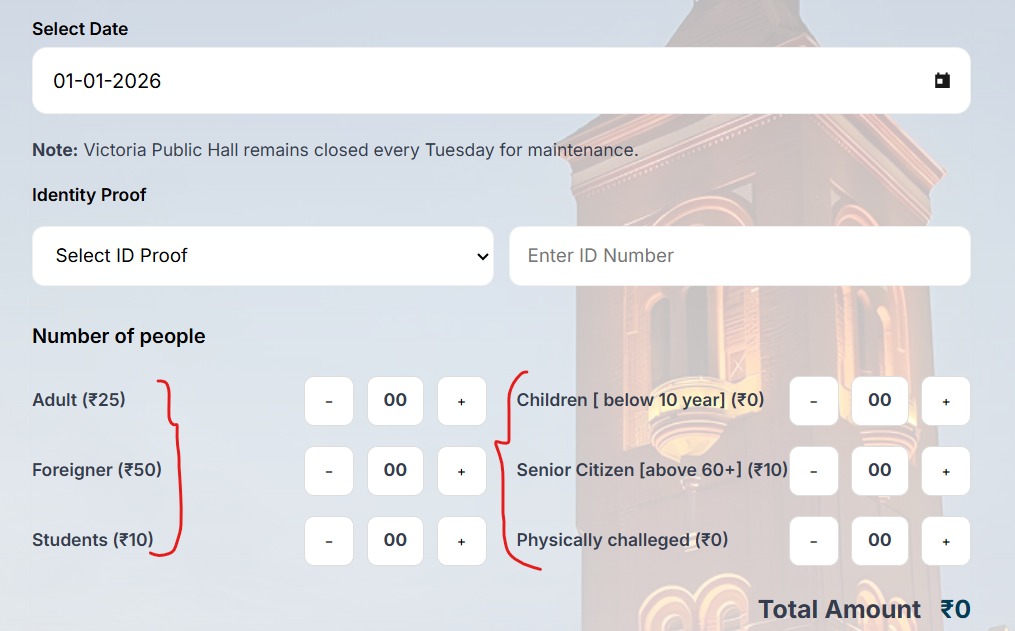 npika93's tweet photo. @chennaicorp @kgbias Respected GCC Team, Booked tickets on 25/12 for the visit on 27/12. On 26/12, received cancellation email citing reschedule plan. Noticed that the bookings are reopened, however surprised to see the tickets are now attracting a nominal fee. Is this the reason for rescheduling ? https://t.co/UF25ecczac