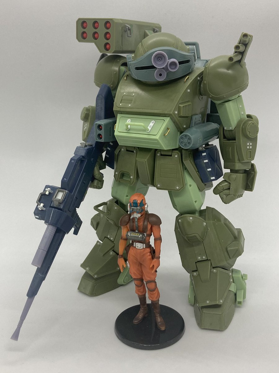 wave1/24スコープドッグターボカスタムを作ってます。 ディテール