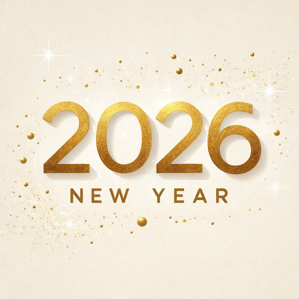 Goodbye 2025, hello 2026! Let's make it a year of growth and joy.