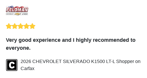 Feldman Chevrolet of Novi tweet media