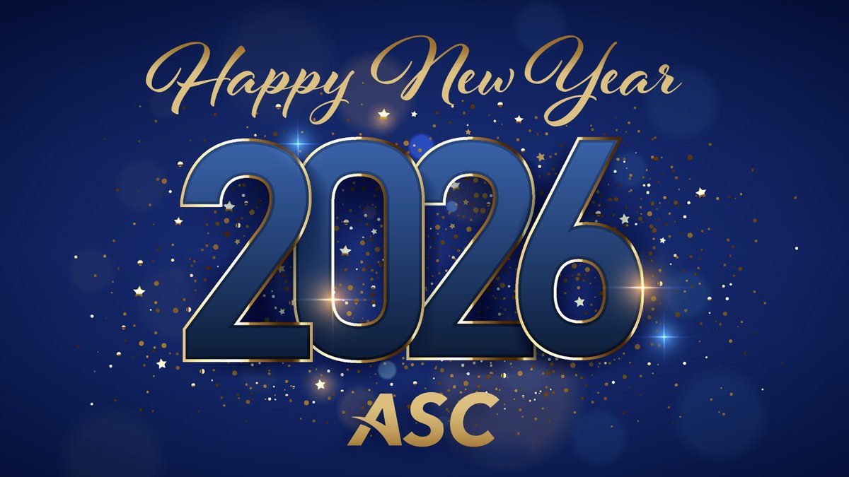 Wishing everyone a happy and prosperous 2026! #HappyNewYear2026 #ASC