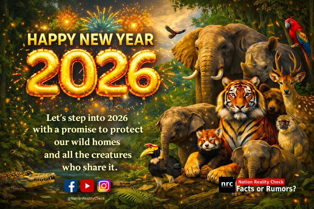 NRCNewsHindi's tweet photo. Committed to truth, awareness, and responsible journalism.
Wishing everyone a progressive New Year 2026.
— Nation Reality Check
#NRCNews #NationRealityCheck #ResponsibleMedia #TruthAndAwareness #NewYear2026 https://t.co/XIHkAHQA3Z
