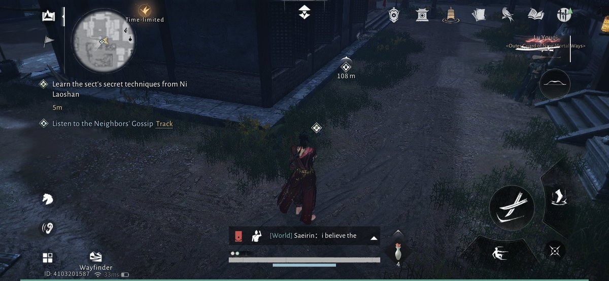 Niorang kemana dah. 3 hari quest gajalan gegara ganongol² elder nmw ini, udah coba login dari laptop juga tetep gamuncul