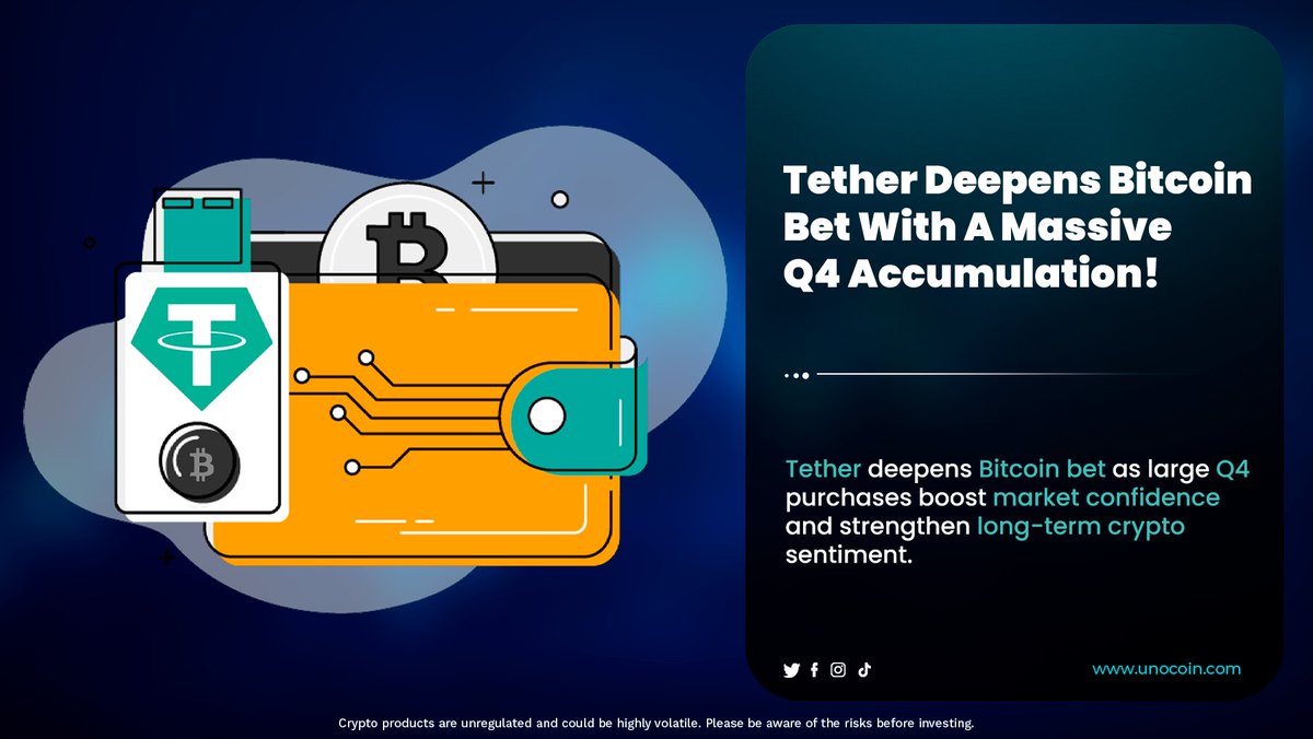Tether deepens bitcoin bet with new purchase