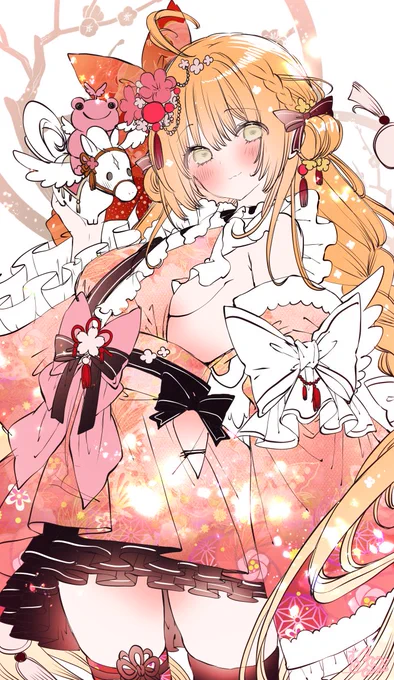 あけましておめでとうございます.°ʚ(*˘︶˘*)ɞ°.。.:* 今年も上手くなれるように楽しく精一杯がんばります 自分にもみんなにも喜んでもらえる絵が描けますように.°ʚ(*˘︶˘*)ɞ°.。.:*神社でもたくさんたくさんお願いしてきた 今年もどうかよろしくお願い致します.°ʚ(*˘︶˘*)ɞ°.。.:*