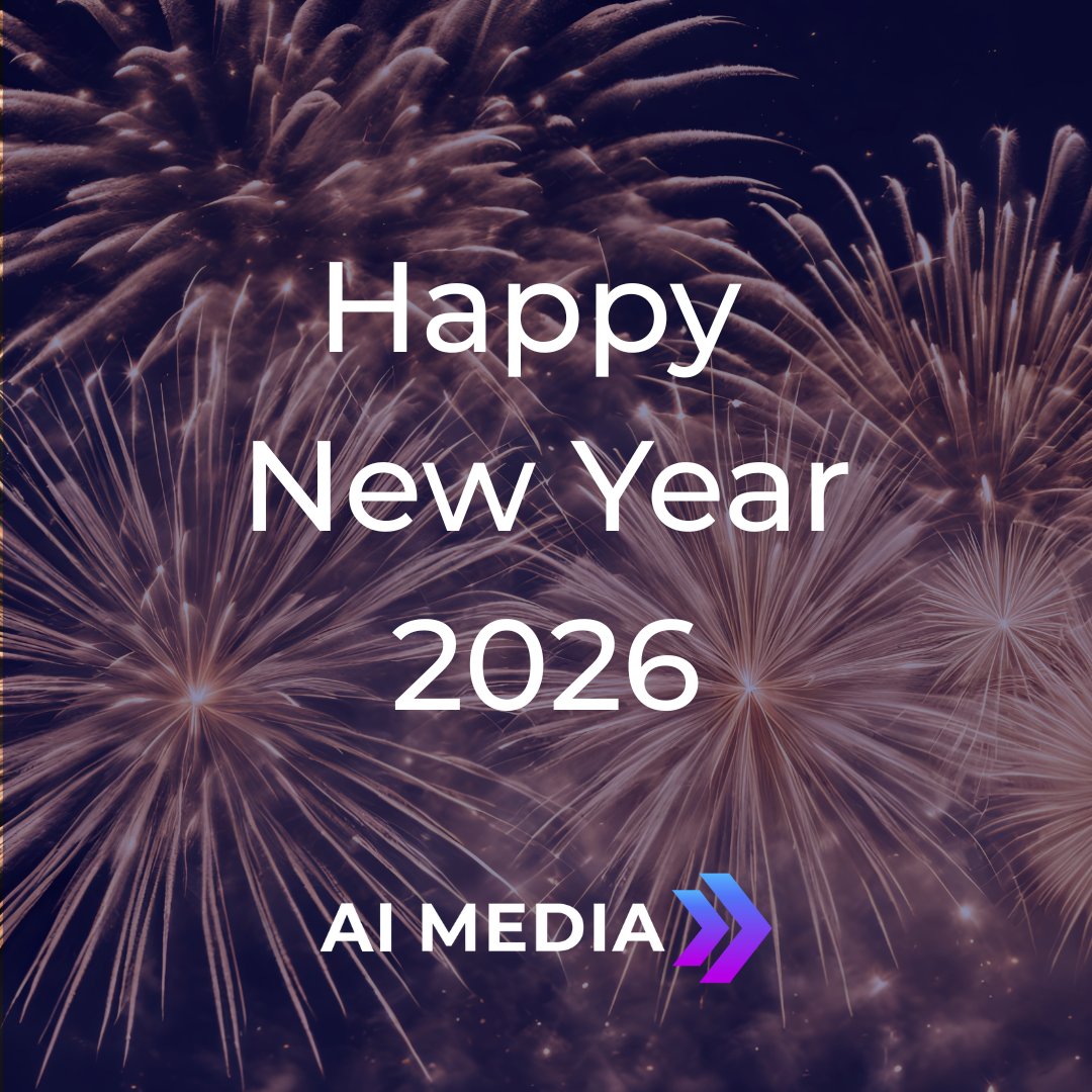 accessinclusion's tweet image. Happy New Year from AI-Media! 🎇

As we welcome 2026, we look forward to another year of innovation, growth, and excellence. Thank you for your continued support - we’re excited to achieve new milestones together in the year ahead.

#HappyNewYear #AI2026 #Innovation #Growth