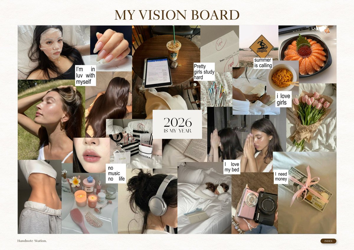 vision board 🖊️🤎