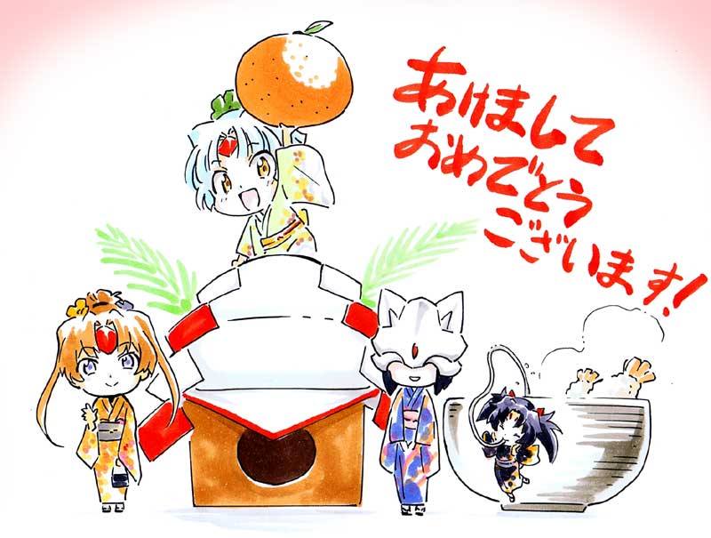 歴代 お正月絵 干支がわかるかな? 