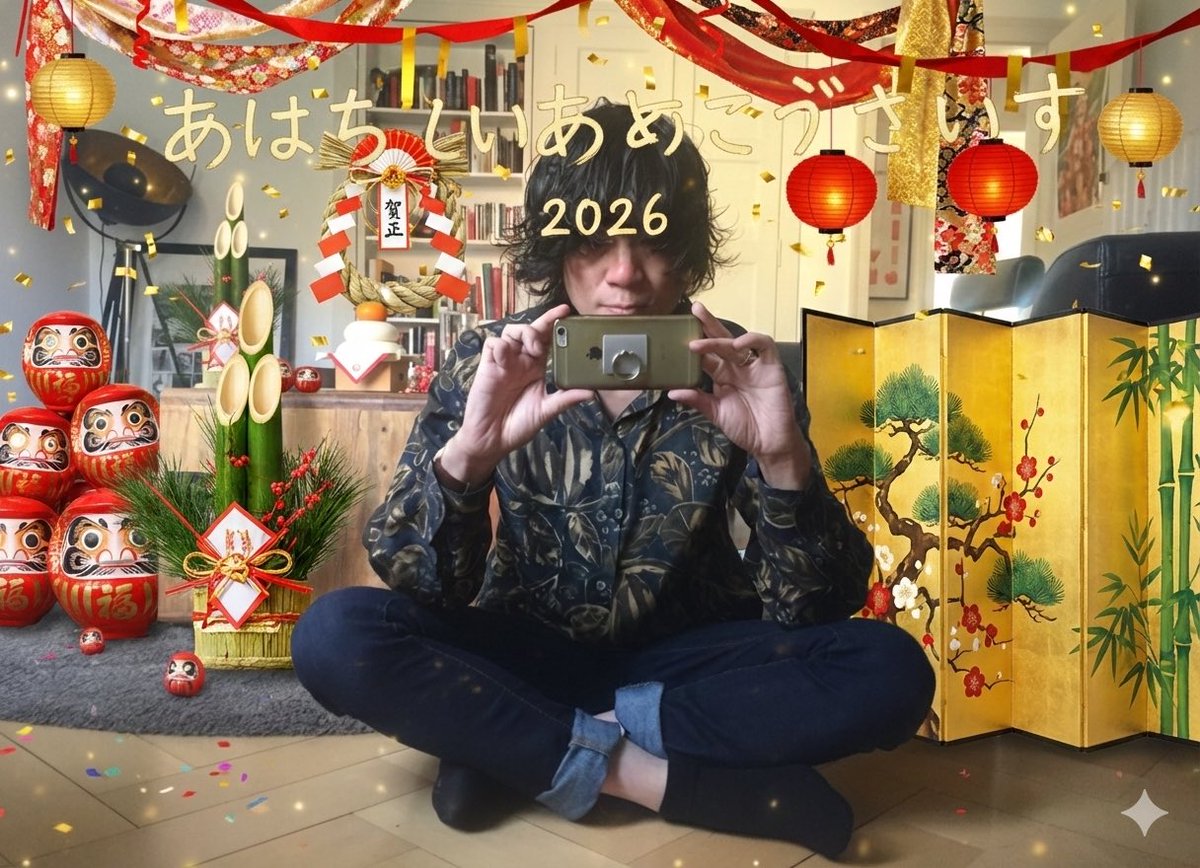 あけましておめでとうございます
(と指示したんだけどなぁ)