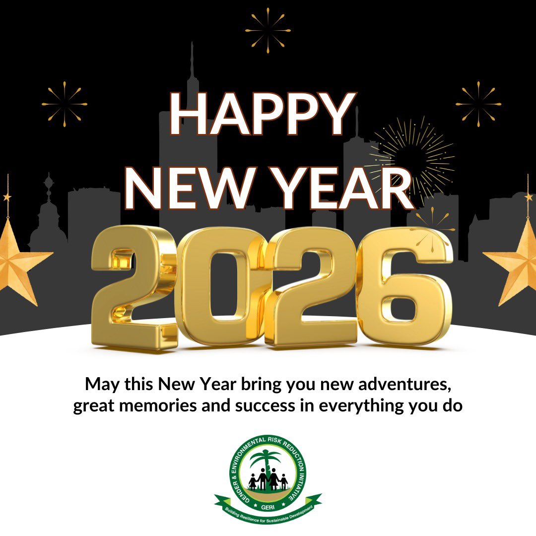 Happy New Year from us at GERI. 
Welcome to 2026
#HappyNewYear2026
#GERI