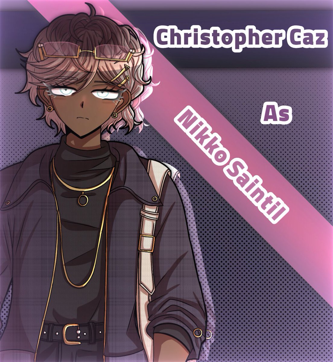 ✨ROLE ANNOUNCEMENT✨

Super stocked to voice Nikko Saintil in Danganronpa: Antebellum Lockdown (Visiting Hours)! 

Huge thanks to <a href="/DanganronpaAnte/">Danganronpa Antebellum: LOCKDOWN</a> for giving me the opportunity to play such an icon, I won't let you down!🫰