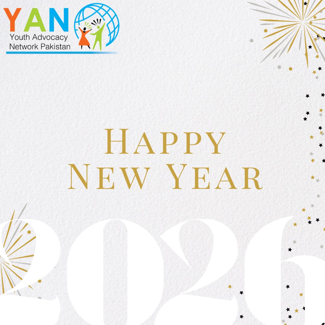 Cheers to a year of impact, growth, and positive change. Let's make waves, break barriers, and shine brighter than ever! Happy New Year 2026 🥳🎊  #YAN #YAN4Youth #NewYear2026