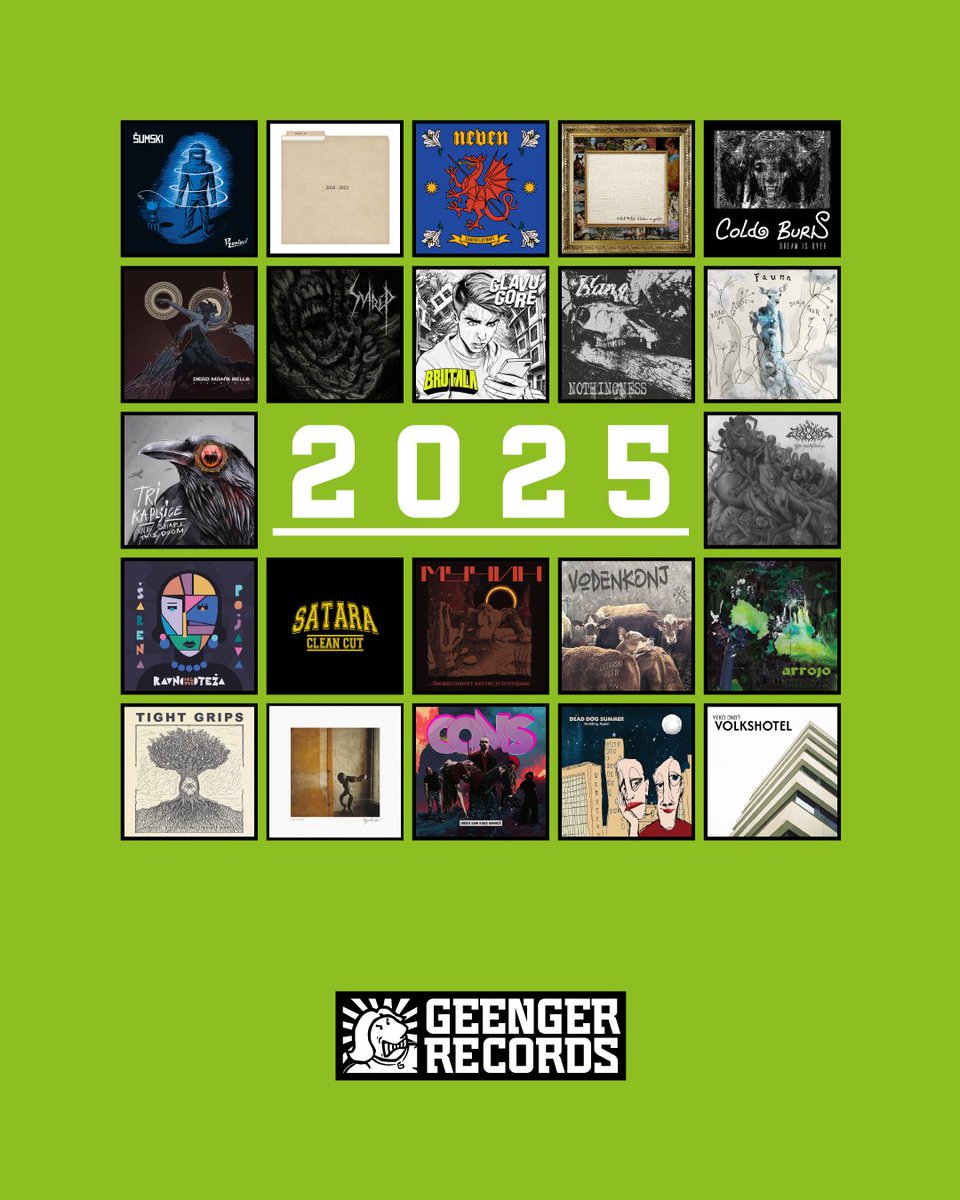 Dear friends, we wish you all the best in 2026. and beyond. You are awesome, we are Geenger Records. 

Here's what we did in 2025.