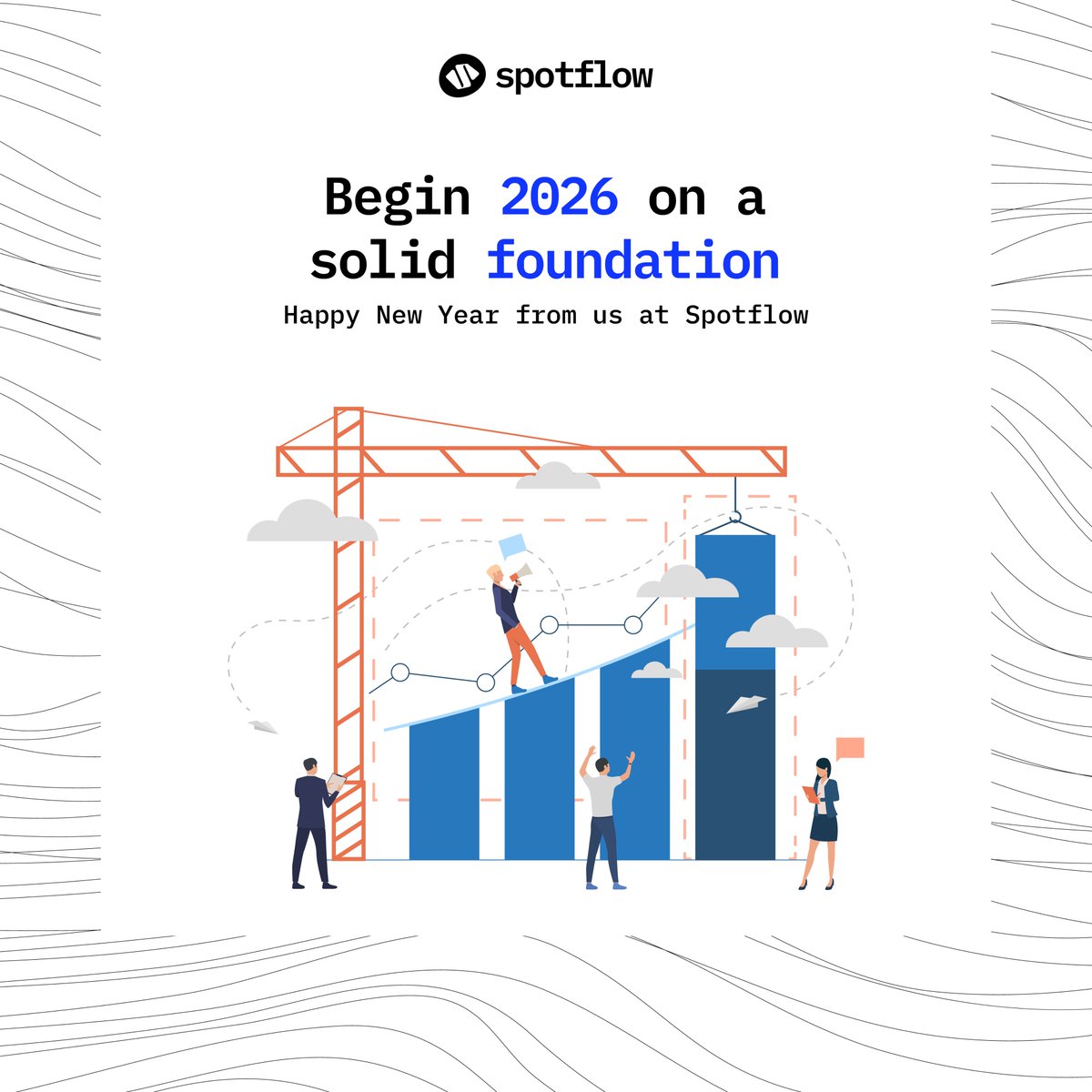 Spotflow_one's tweet photo. To deliberate architecture. 
To systems that scale. 
To builders who think in decades.  

Happy New Year. https://t.co/8GzRy2h2Ga