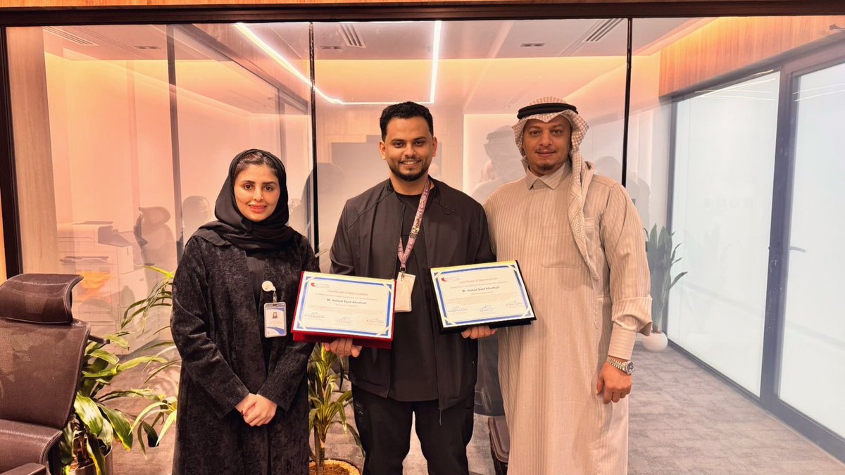 MoDa4's tweet image. Celebrating a happy end to 2025 and looking forward to new achievements in 2026 🌟
أتقدّم بخالص الشكر والتقدير لقادتنا، ولإدارة الجودة المتمثلة بالأستاذ يحيى القحطاني والأستاذة فجر، على هذه اللفتة الجميلة والدعم والتشجيع، والذي سيكون له الأثر في الاستمرار بالجد والاجتهاد