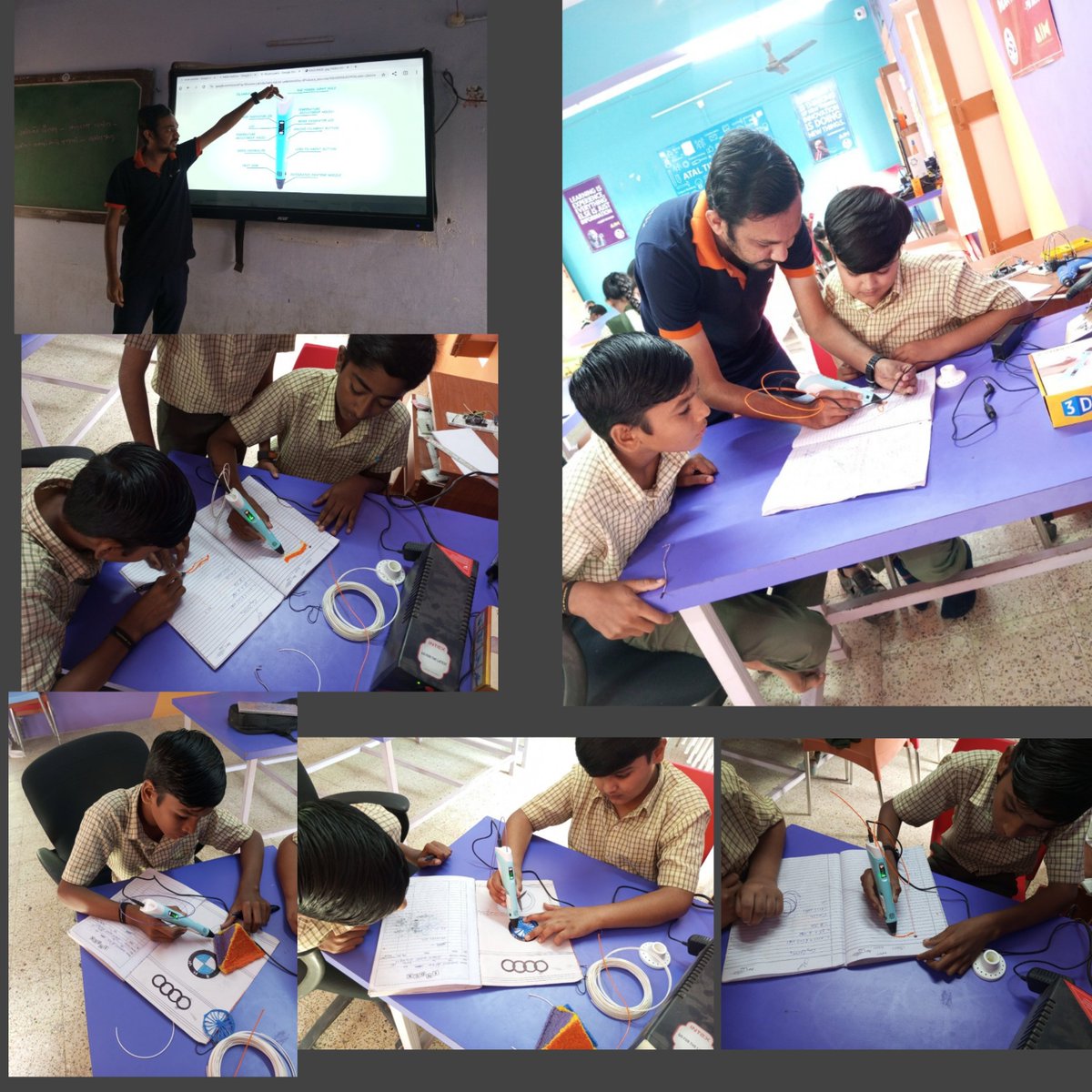atlsanskarbh's tweet photo. 3D Pen practical in the ATL of Sanskar Bharti Highschool, Parvala, Bhavnagar 
#STEM #STEMEDUCATION #stembotix #atalinnovationmession #atalindia #aiminnovation #stemlab #nep2020 #newtechnology #stemactivity  
@PMOindia @NITIAayog  @AIMtoInnovate  @InfoGujcost @krcscbhavnagar https://t.co/VDx5yghmMa