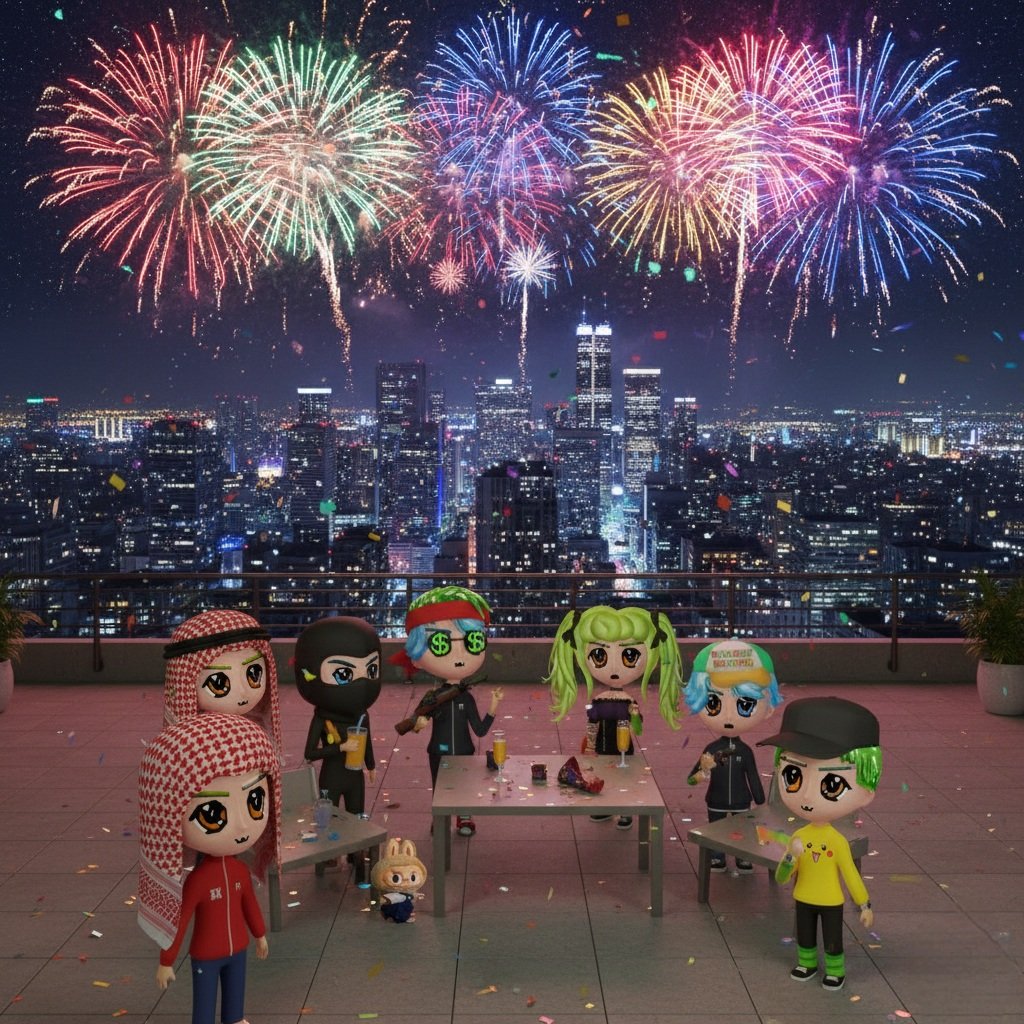 Happy new year Ronmillio family 💙

Thank for using our PFPs everyday 
It's not just a NFT , it's our culture 

Keep building <a href="/Ronin_Network/">Ronin</a> Together