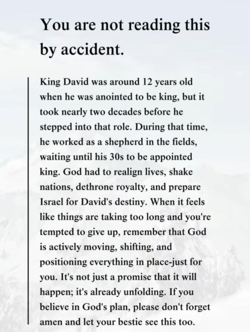 StayWithGod111's tweet image. You are not reading this by accident.