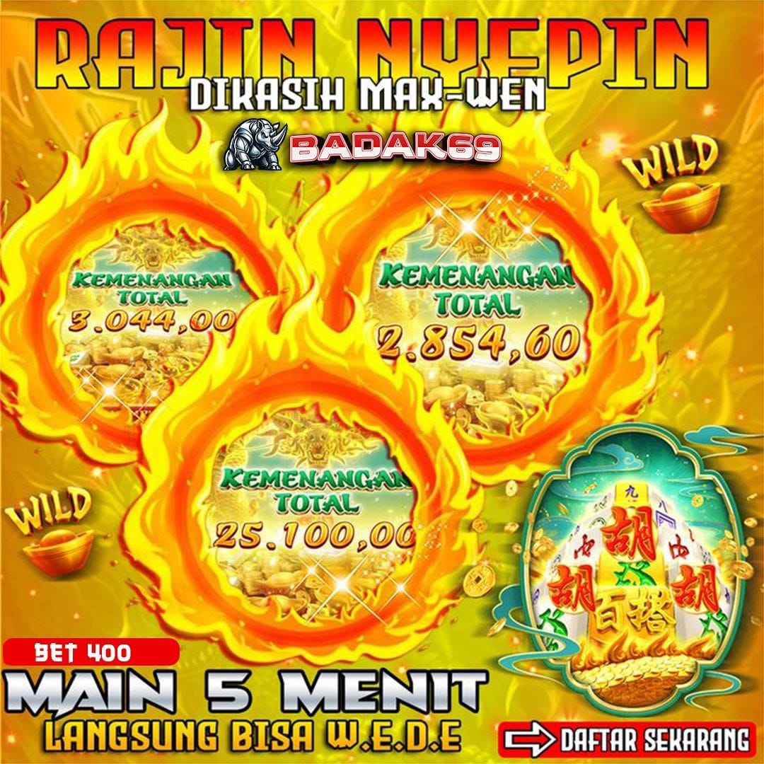 Ekychikal1's tweet image. ⚡𝐒𝐋𝐎𝐓 𝐆𝐀𝐂𝐎𝐑 𝐇𝐀𝐑𝐈 𝐈𝐍𝐈 2026⚡

🔥 RTP Slot Gacor Hari Ini! 
⚡ Main Sekali, Cuan Berkali Kali
💎 Main Claim hasil wow !
💎 Mudah maxwin
🎯pola gacor terbaru siap dipakai, tanpa ribet !
📷 Daftar disini : short-gg.org/Situs_Gacor