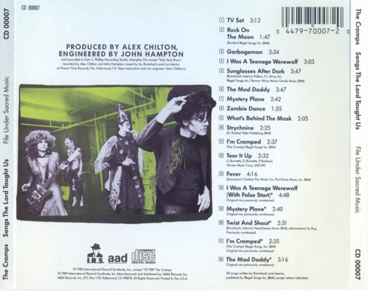 米国ガレージパンクロック 「THE CRAMPSザ・クランプス」 1980年作品