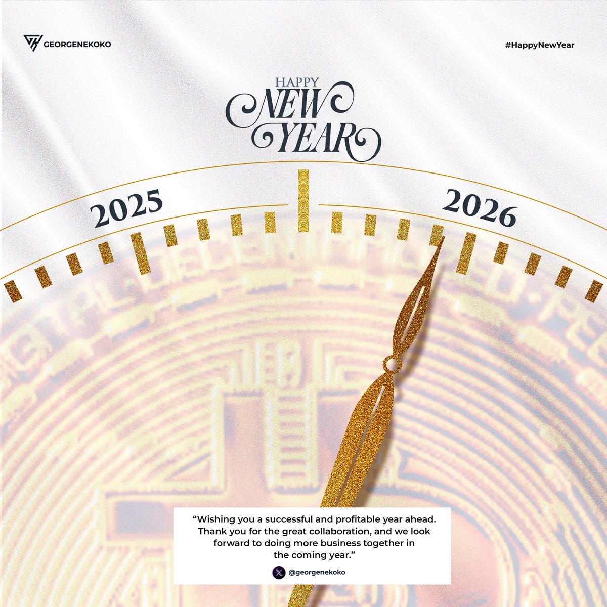 A new year is a fresh countdown to what’s possible. 

Bigger moves. Clearer goals. Higher targets 🚀

Happy New Year 🎊 

#NewYear2026 #2026yılı