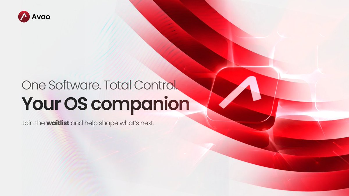 <a href="/AvaoControl/">Avao</a> — redefining the global cross‑platform OS experience. Your OS. Your rules. Total control of your digital life begins here.

Join Waitlist : avao.io